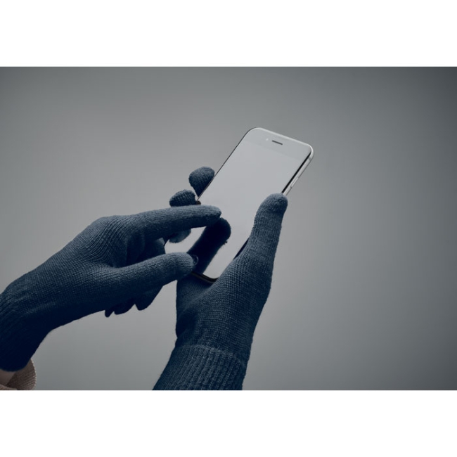 Gants tricotés en RPET