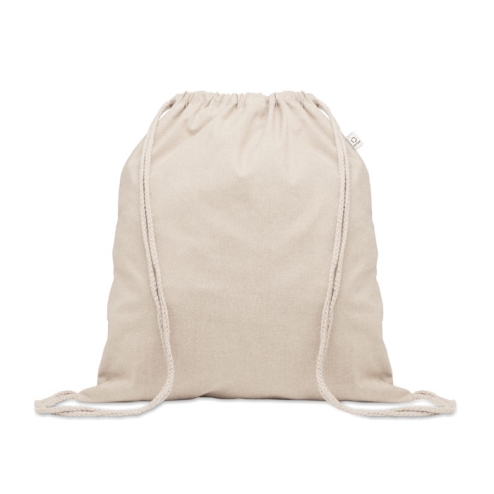 Recycled cotton drawstring bag