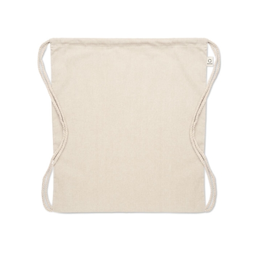 Recycled cotton drawstring bag