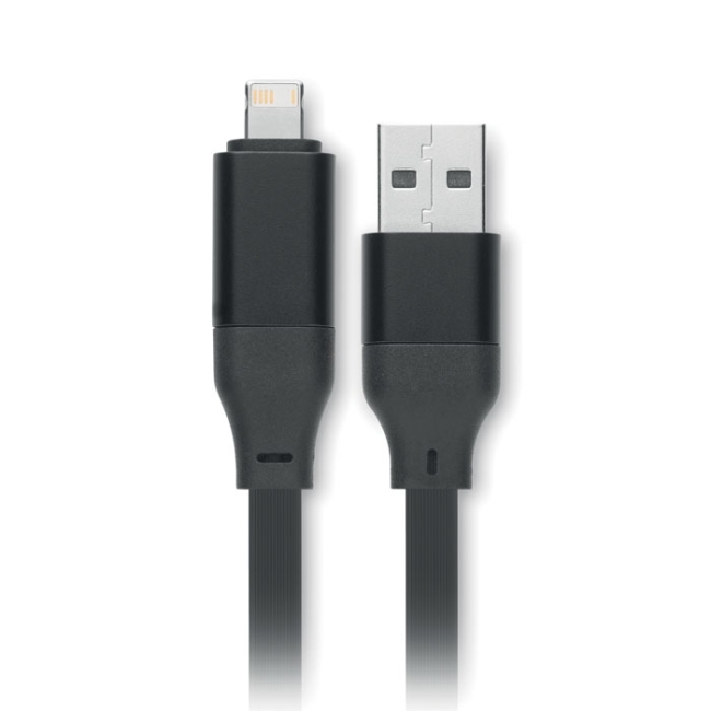 60W cable keyring recycled ABS