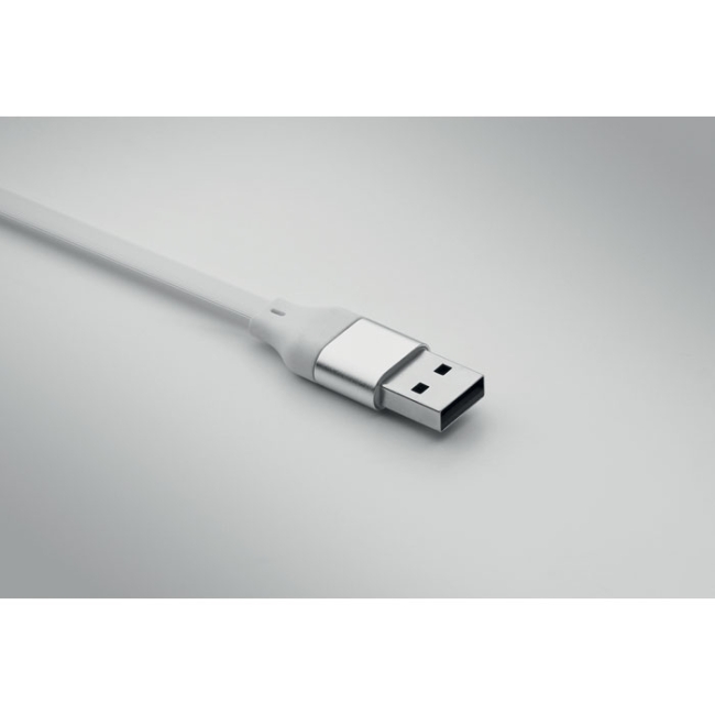 60W cable keyring recycled ABS