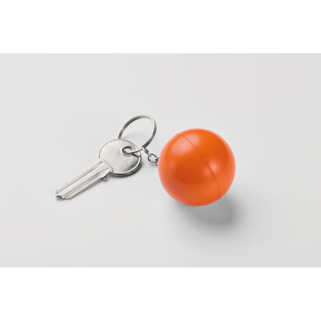 PU ball shape key ring