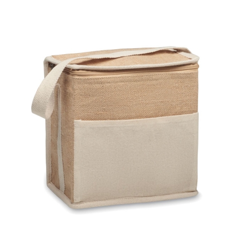 Sac isotherme toile et jute 3L
