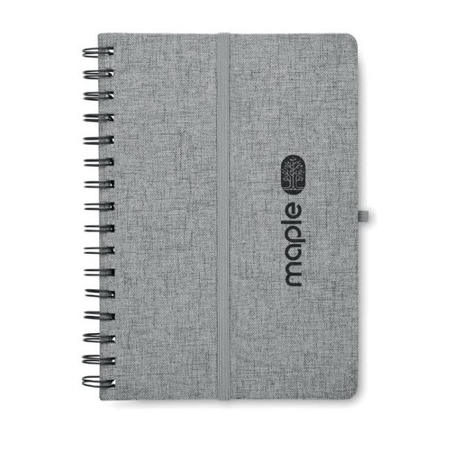 A5 notebook with phone holder