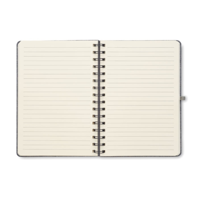 A5 notebook with phone holder