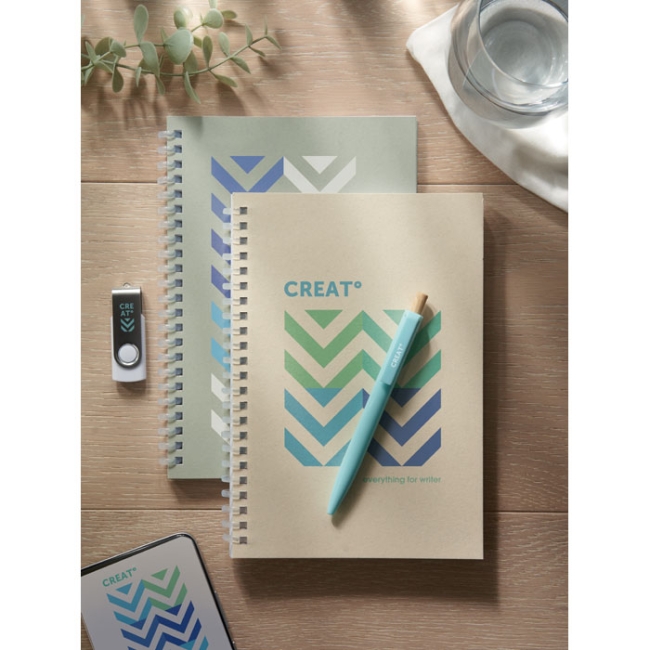 Cahier A5 en carton recyclé