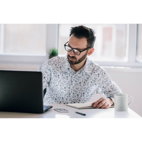 Cahier A5 en PU avec stylo