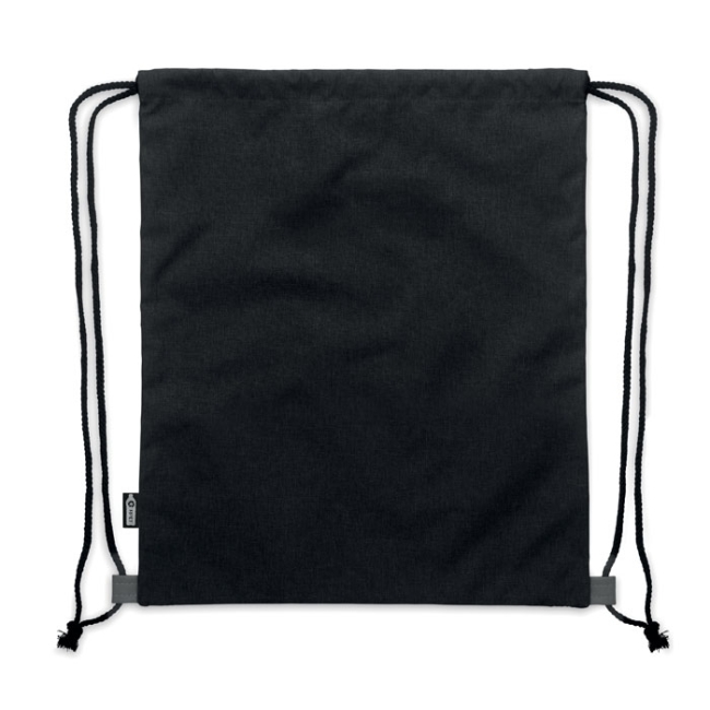 RPET PU drawstring bag 2 tone