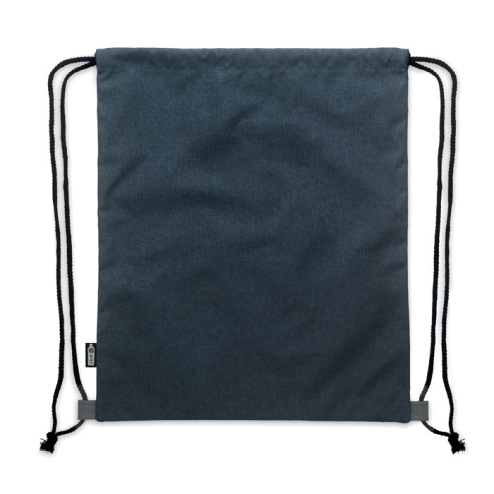 RPET PU drawstring bag 2 tone