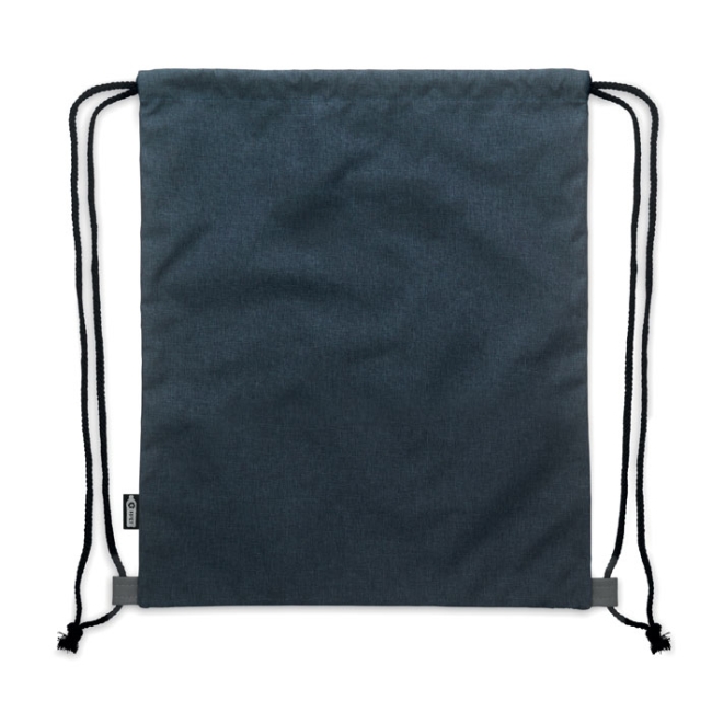 RPET PU drawstring bag 2 tone