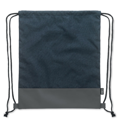 RPET PU drawstring bag 2 tone