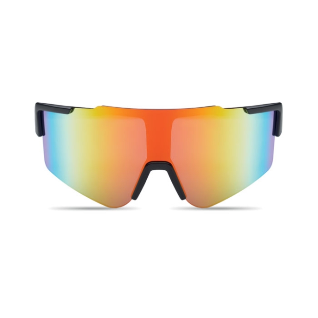 Mirrored sports sunglasses