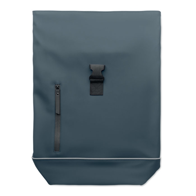 Laptop 15" roll top PU backpack