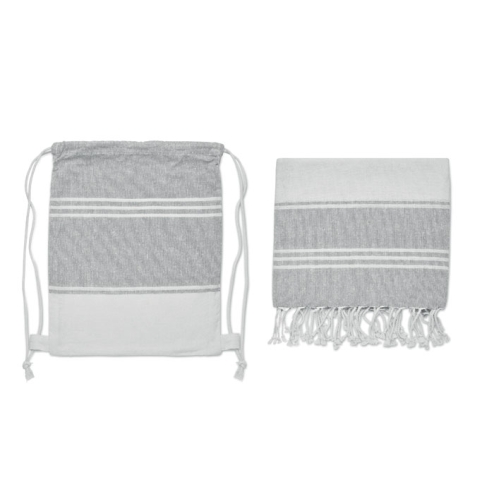 Fouta et sac assorti