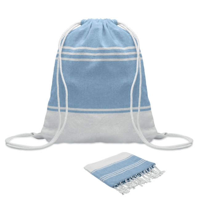Fouta et sac assorti