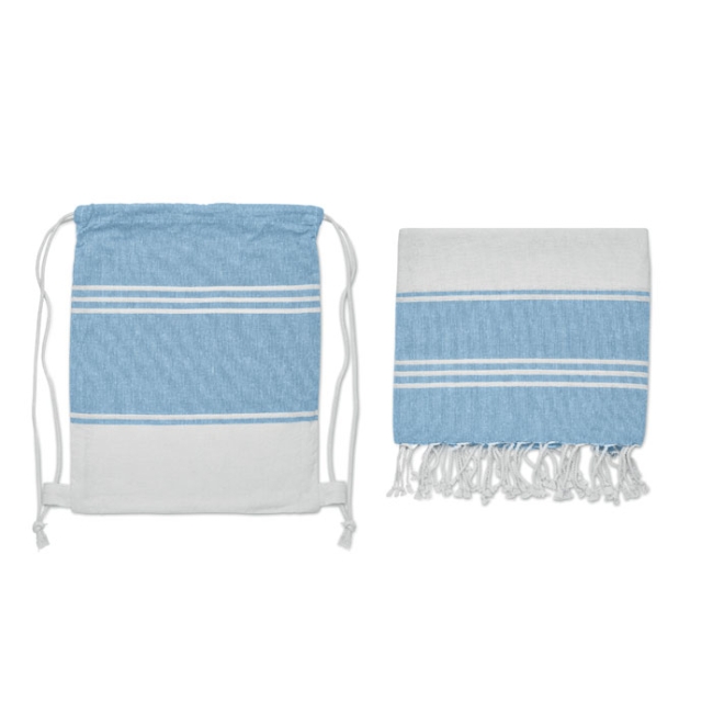 Fouta et sac assorti
