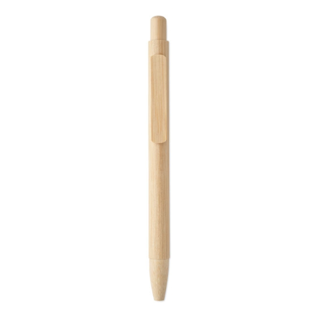 Bamboo automatic ball pen