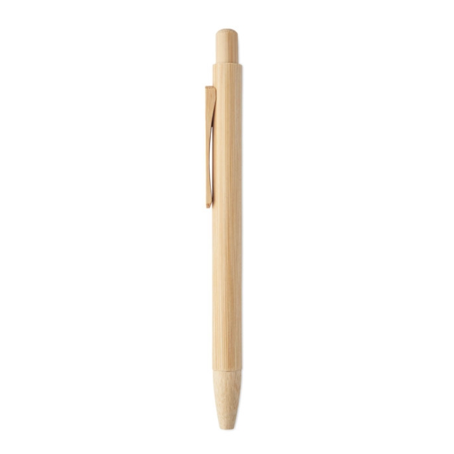 Bamboo automatic ball pen