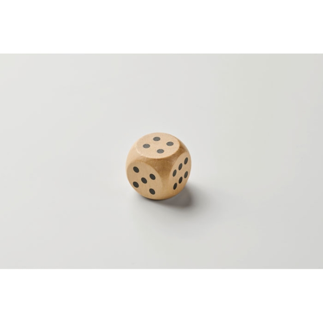 Schima wooden dice 3cm dia