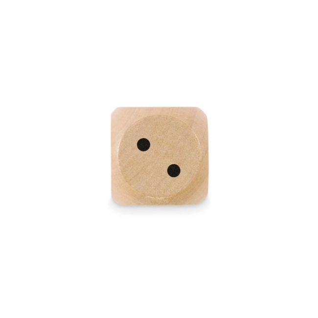 Schima wooden dice 3cm dia