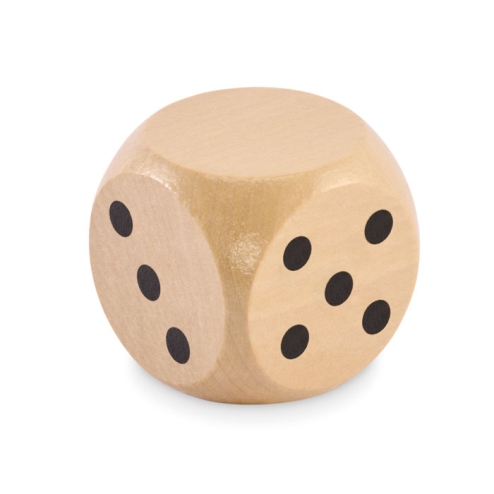 Schima wooden dice 5cm dia