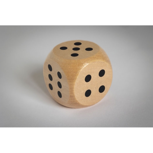 Schima wooden dice 5cm dia