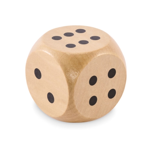 Schima wooden dice 5cm dia