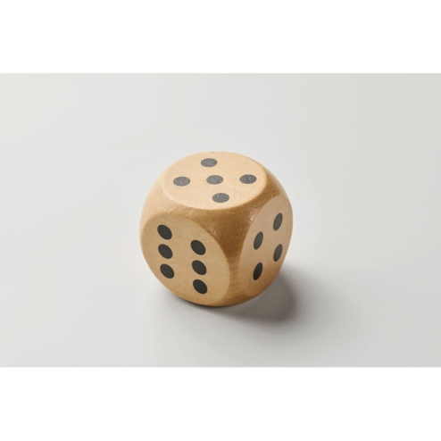 Schima wooden dice 5cm dia