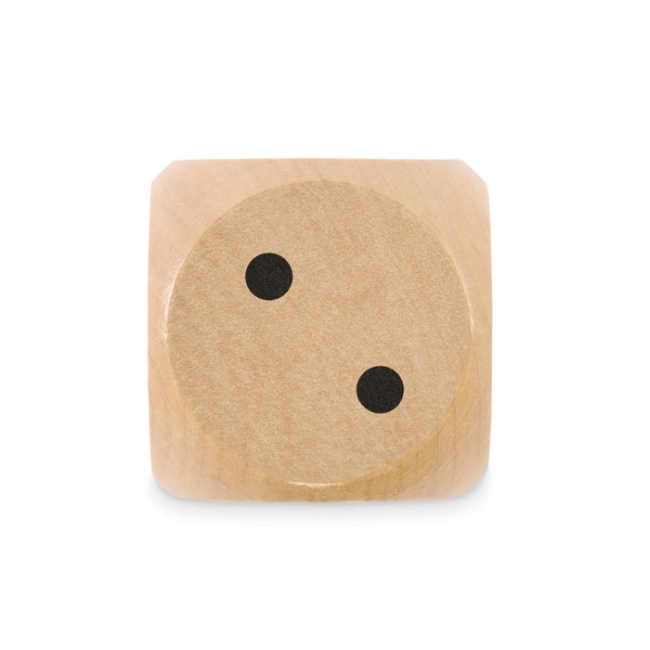 Schima wooden dice 5cm dia