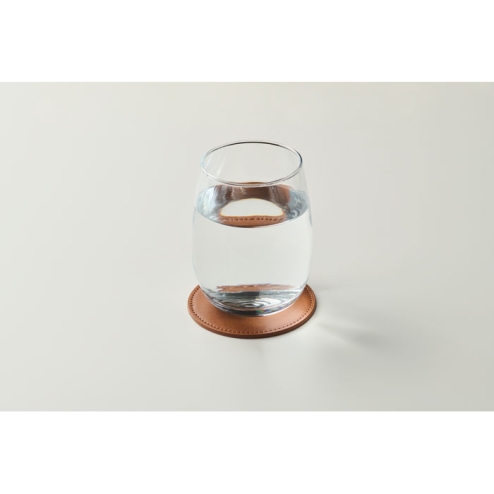 Sous-verre rond en PU