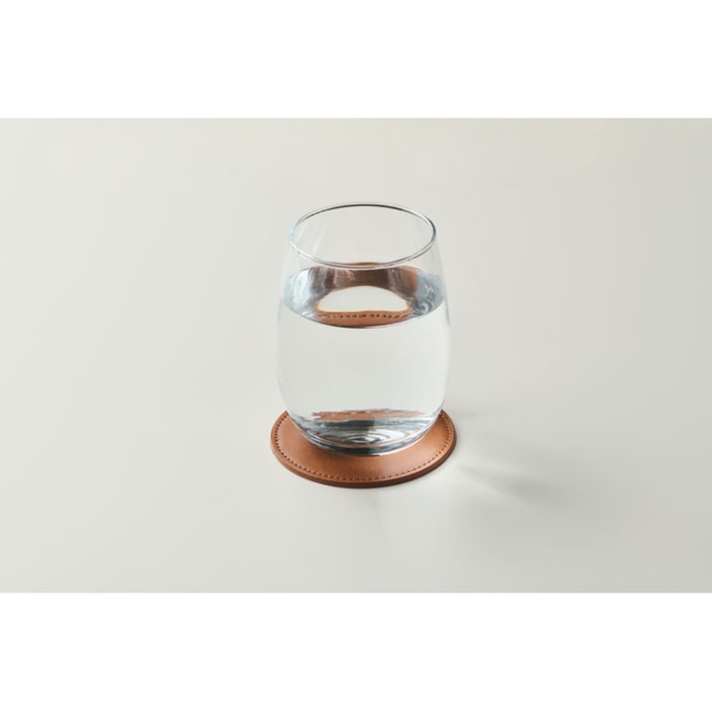 Sous-verre rond en PU