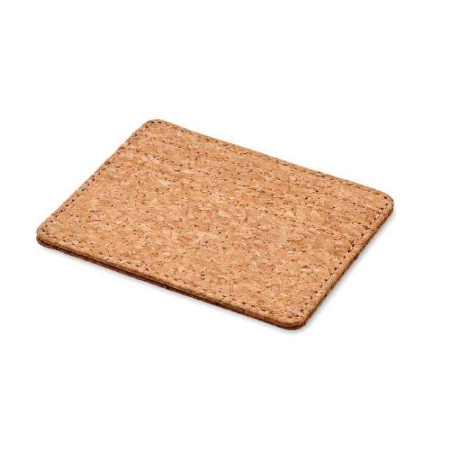 Cork cardholder with RFID