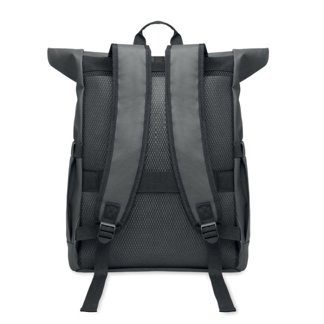 Rolltop laptop rucksack 600D
