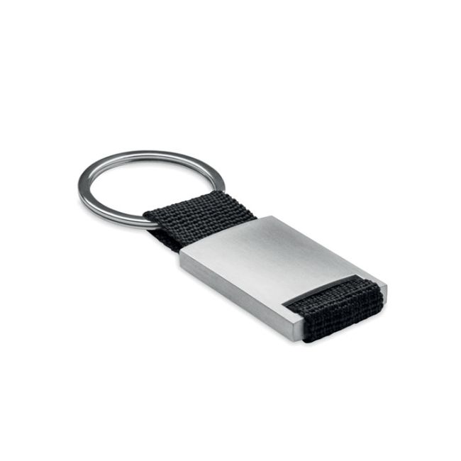 Metal rectangular key ring