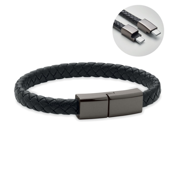 Braided bracelet cable type-C