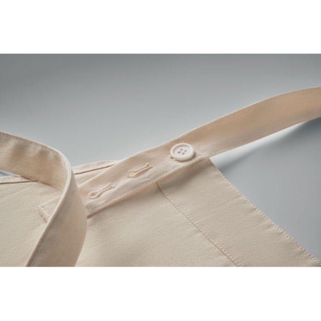 Organic cotton apron 240 gr/m²