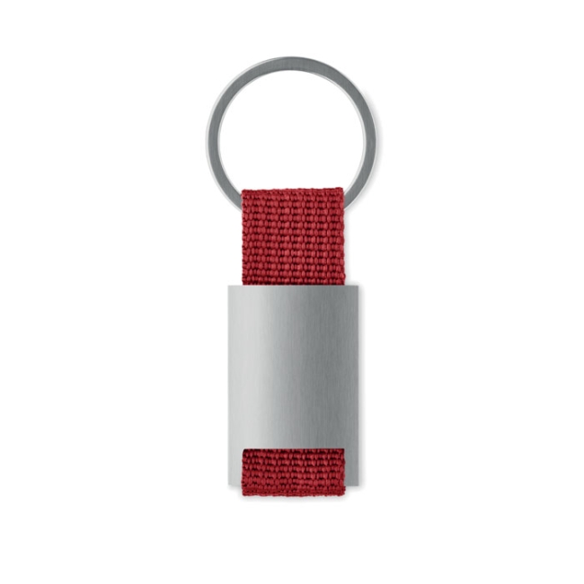 Metal rectangular key ring