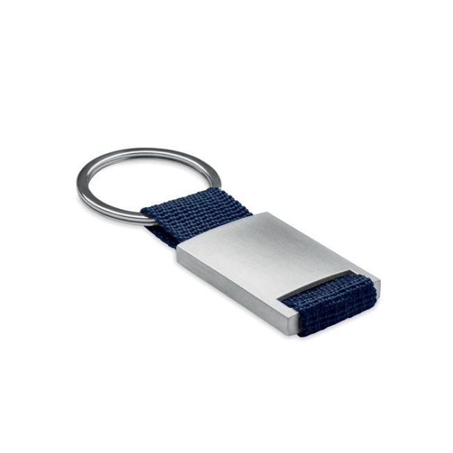 Metal rectangular key ring