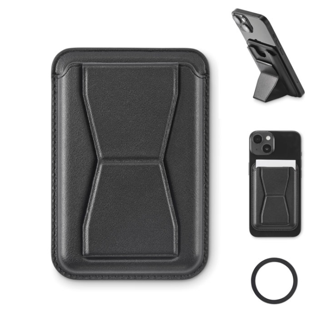 Magnetic PU cardholder